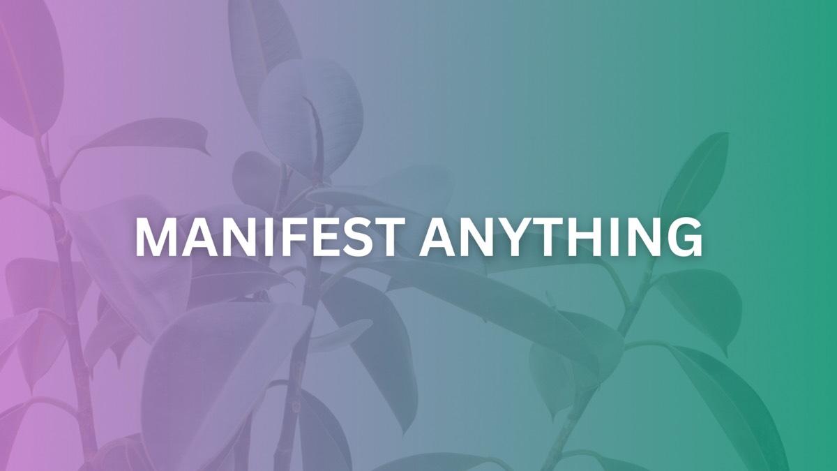 Your Guide to Manifesting Anything hub cover